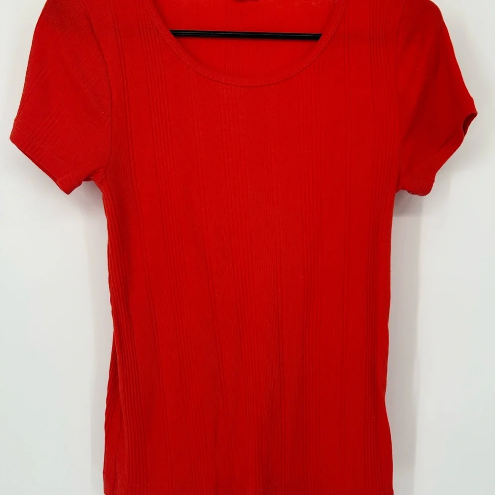 Madewell Vibrant Red Short Sleeve‎ Tee
